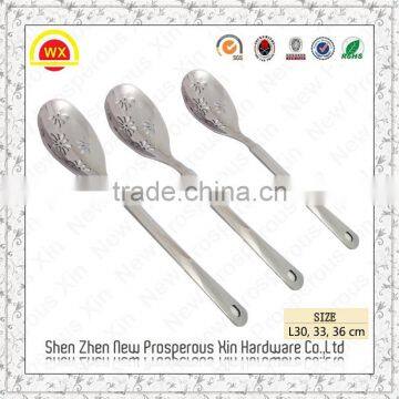 Hot sale wholesale metal spoon with hole