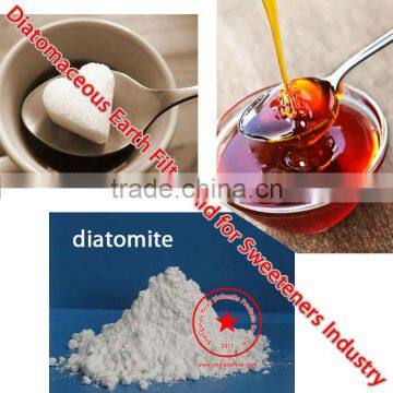 diatomaceous earth filter aid for sugar industry sweeteners filtration sugar syrups diatomite filter media
