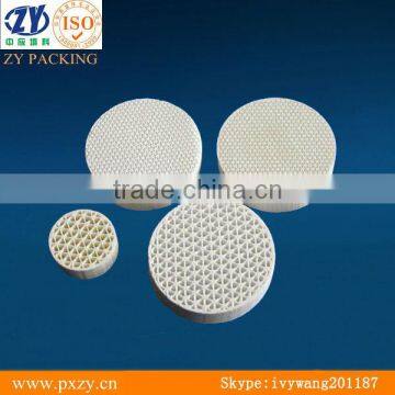 Ceramic honeycomb,structured tower packing,with high temperature resistant,alumina honeycomb filter