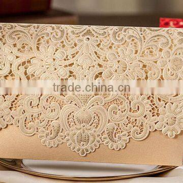 Scroll wedding invitations card