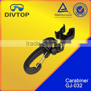 Scuba diving breathing air compressor hose clip