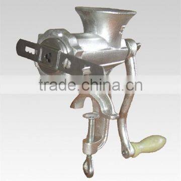 Manual Electro-plated Tin Meat Mincer No.8 Plastic Funnels photo-3