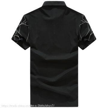 Yixigeluo2017 Summer New Men's Linear Figure Men's POLO Shirt Men's Shirt Men's Shirt photo-2