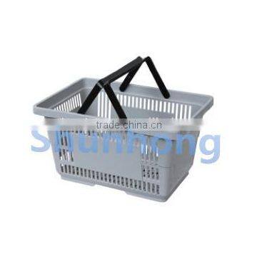 Supermarket Plastic Shopping Basket manufacture