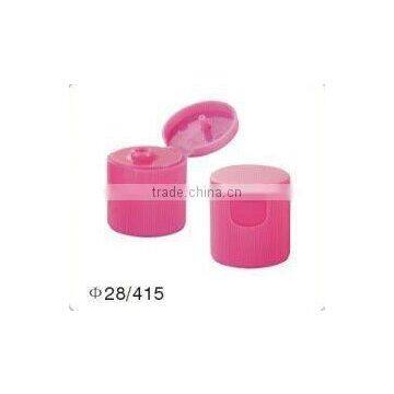 SM7215 2015 Various colors and oval plastic flip top cap for cosmetic bottle