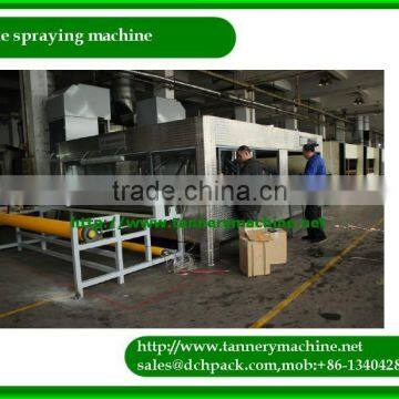 leather tannery spraying printing machine in China