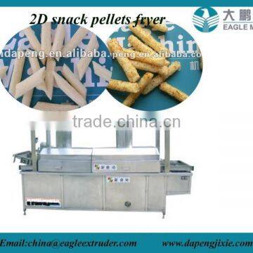 full stainless steel continuous belt two layer fryer