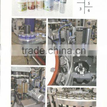 HR 1G-18S Fully Automatic Rotary Hot Melt Roll Gluing Bottle Labeling Machine photo-2