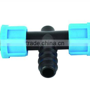 Irrigation System Drip Tape Plastic One Barbed Tape Tee Fitting