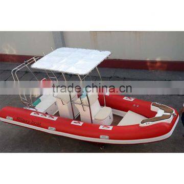 China Manufacturer New 17' RIB Rigid Hypalon Inflatable Sport Fishing Boats for Sale photo-6