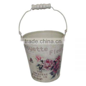 Metal Bucket Planter Metal Pail Planter Metal Flower Pot