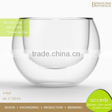 Elegant New Borosilicate Handmade Crystal Clear Beer Glass photo-6