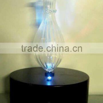 Elegant Wooden and Glass LED Aroma Diffuser Nebulization Essential Oil Diffuser