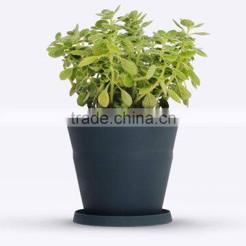 Foldable Silicon Rubber Flower Pot photo-5