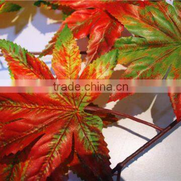 Home and outdoor garden table wedding christmas decoration 60cm or 2ft Height artificial colorfully maple leaf E06 0616