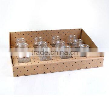 PDQ Box Set of 12 Clear Shot Glass Mason Jar photo-2