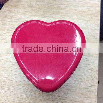 heart shaped box metal cans/metalbox gift box packaging box