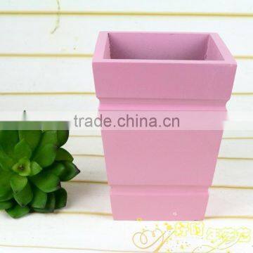 Desktop Small Wooden Flower Vase for Decor ,Shooting Props photo-4