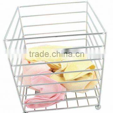 Muti-function Hotel Waste Basket, Metal With Chrome Plate photo-5