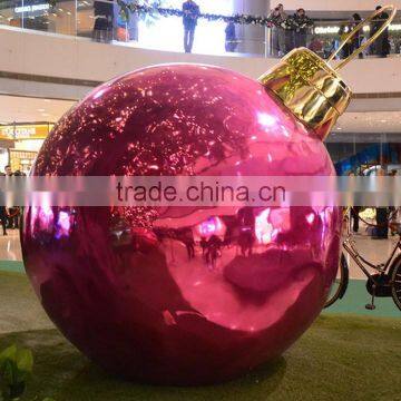 Outdoor Giant Electroplate Ball Decoration photo-5