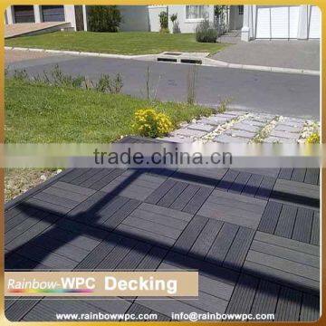 The Factory Wholesale Wpc Outdoor Flooring Surface With Groove and Woodgrain photo-2