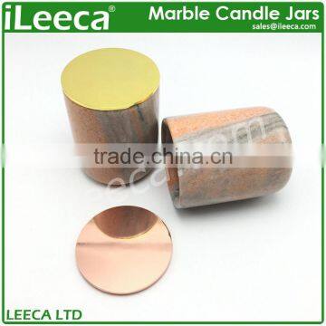 Rose and Gold Lids for Stone Candles Holders Manufacturer