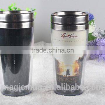 2017 New Magic Stainless Steel Travel Mug With Plastic Outer photo-5