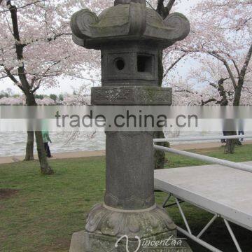 Marble Carving Antique Garden Japanese Stone Lantern photo-3
