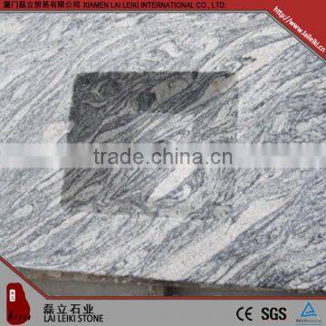Prefab Various Shape China Juparana Polished Granite Bathroom Countertop photo-5