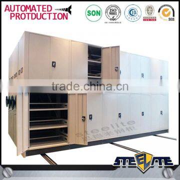 Office Furniture Type and Metal Material Steel Movable Aisle Storage Shelves photo-3