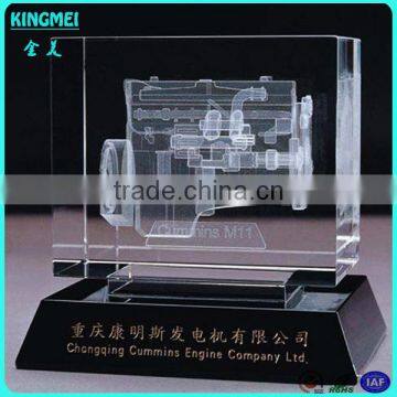 High Grade Home Decorative Bussiness Gifts 3D High-rise Buildings Crystal Model photo-5