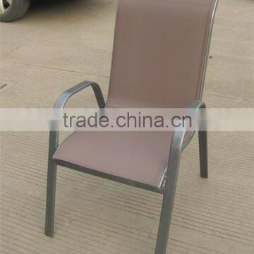 Single metal sling chair