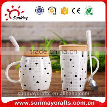 Wholesale Custom High Quality Ceramic Mug With Spoon photo-5