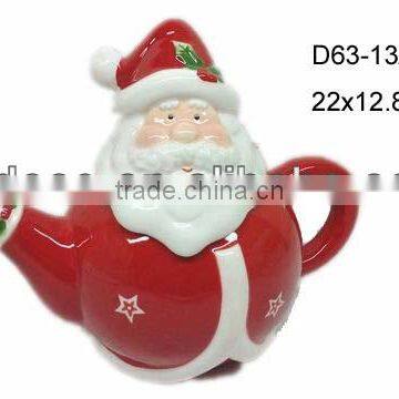 Ceramic christmas teapots