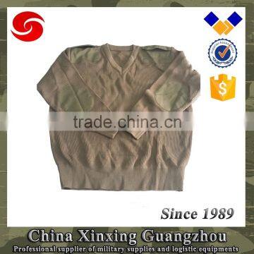 Quality Anti-friction V Shape Neck Security Defense Garment Wool Sweater photo-2