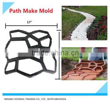 DIY Plastic Walk Path Maker Mold Manually Paving/Cement Brick Molds The Stone Road