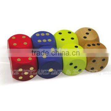 8pcs wooden dice set,dice toy,play tool