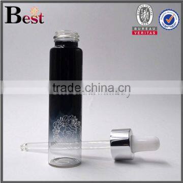 Selling Cosmetic 30ml Perfume Bottle Black Gradient Color Perfume Bottle 30ml Perfume Dropper Glass Bottle 30ml photo-2