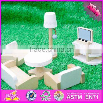 2016 Newest Baby Wooden Doll Furniture, Top Fashion Kids Wooden Doll Furniture, Best Chiodren Wooden Doll Furniture W06B045 photo-3