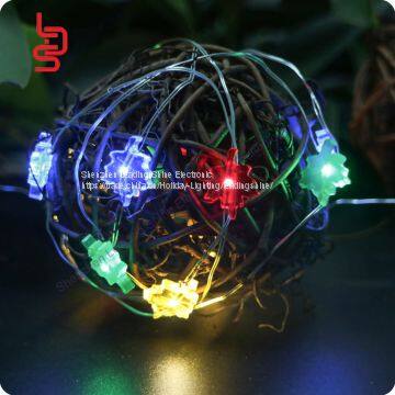 Maple Colorful Copper String Shaped Battery Operated Mini Fairy Firefly Christmas Holiday Decoration Light String photo-5