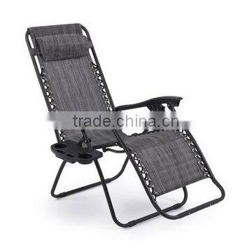 Folding Logunge Zero Gravity Chair With Plastic Cup