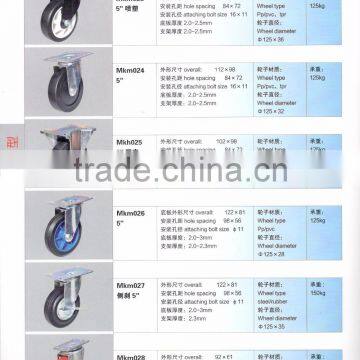 PU Polyurethane Heavy Duty Wheel Caster photo-4