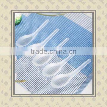 OEM wholesale new design cheap plastic disposable soup spoons for wholesale alibaba