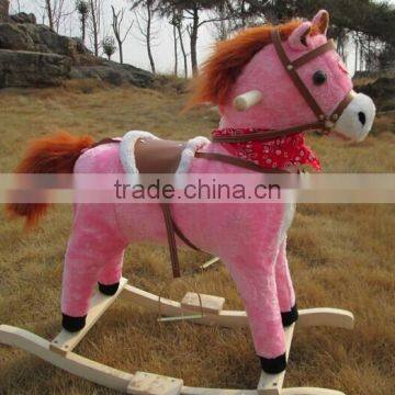 wood rocking horse musical rocking horse toy