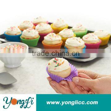 Hot Sales Cake Making Tools Baking Muffin Cupcakes Silicon Pastry Cake Mold