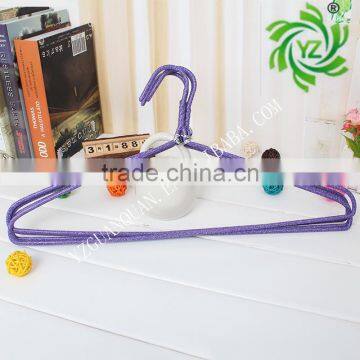 A568 2017 High Quality Clothes Hanger/metal Pvc Coated Laundry Hangerr/Metal PVC Hanger With Curved Shape photo-2