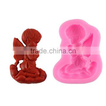 Baby's wings angel boy mould DIY turn the sugar cake mould the silicone taobao 1688 agent