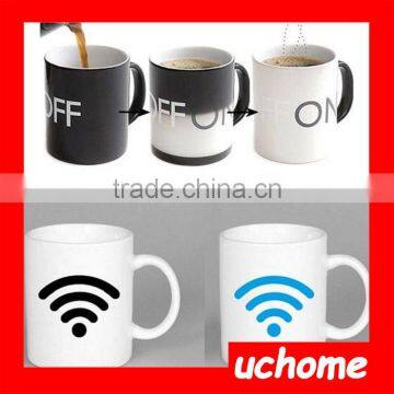 UCHOME 2017 Factory Sell Battery Thermokruzhkus Mug Black Color Chang Battery Mug photo-6