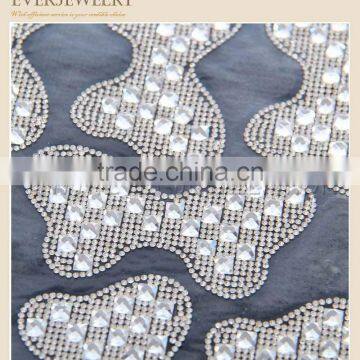 self adhesive rhinestone mesh, hot fix rhinestone mesh, hot fix mesh