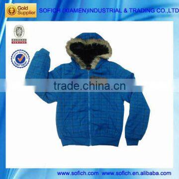 HK134 apparel stock cheap womens fleece jacket